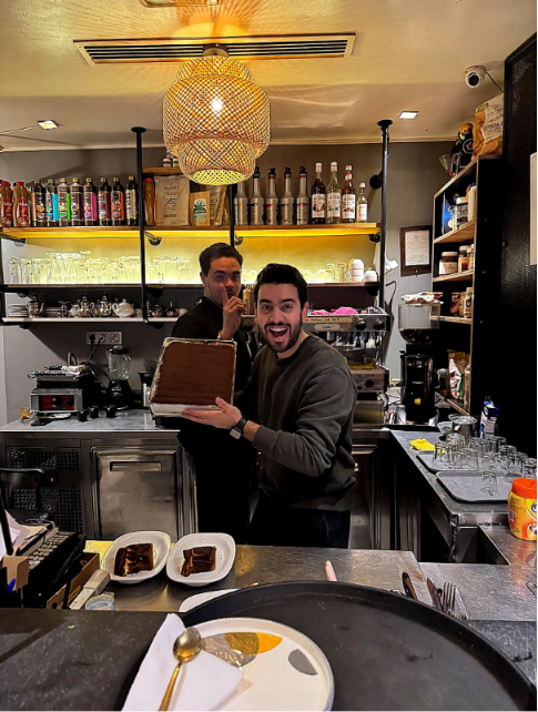 L'équipe de Back A Town en cuisine